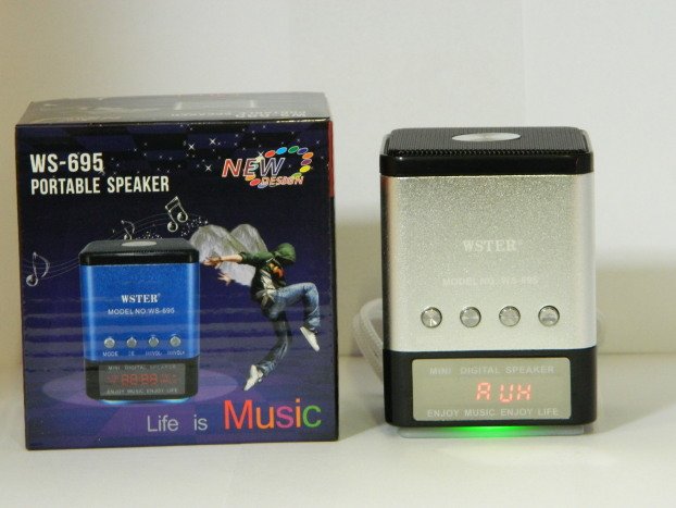 Mini Boxa Portabila Cu MP3 Player si Radio Fm - Slot card si USB WS-695